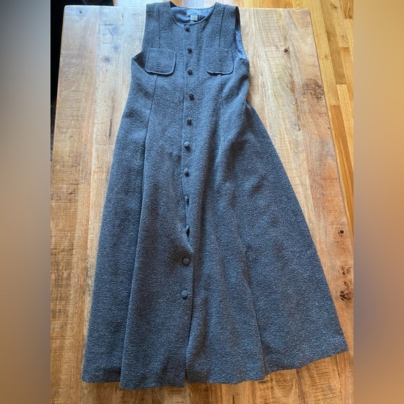 Denis made in Italy children’s clothes 2 dresses dress wool blend coat dress EUC - Picture 1 of 15